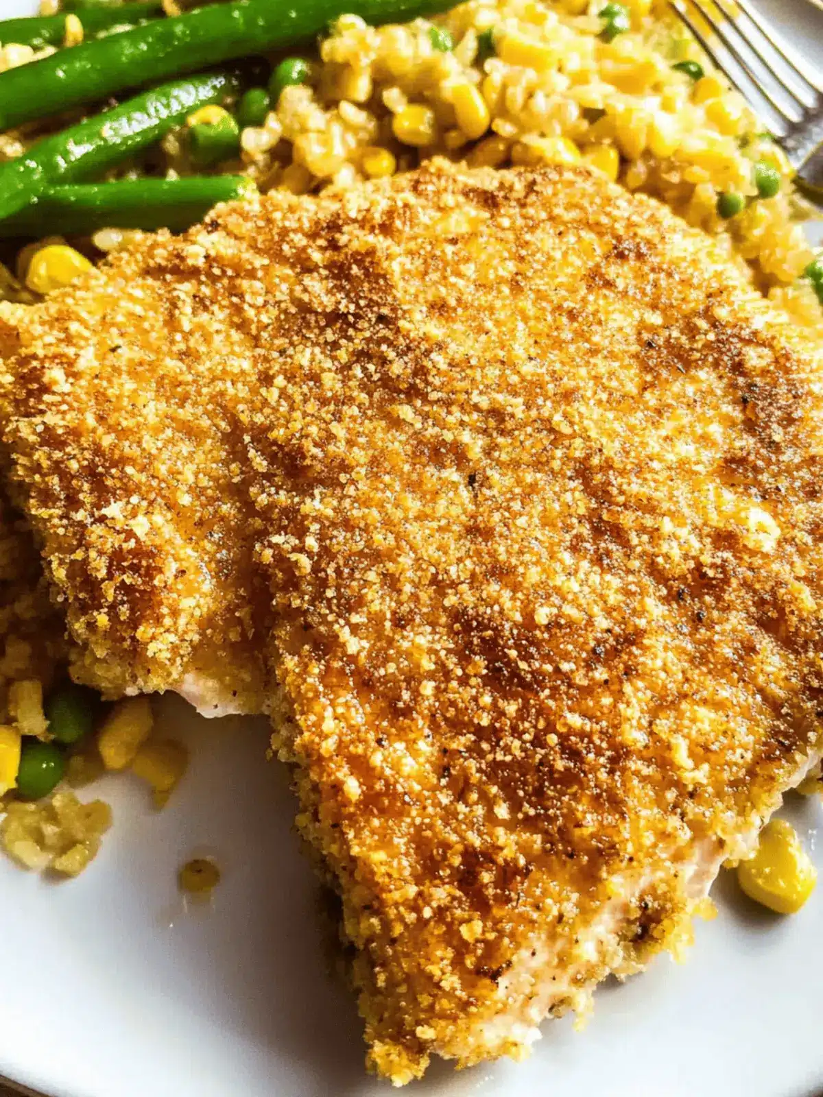 Cornmeal Crusted Salmon