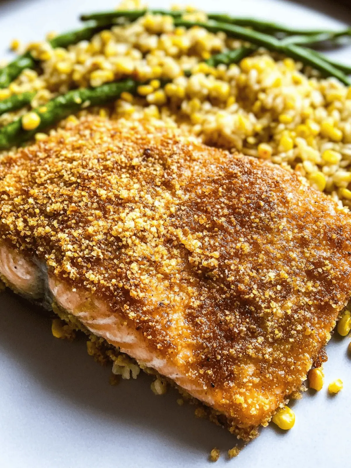 Cornmeal Crusted Salmon