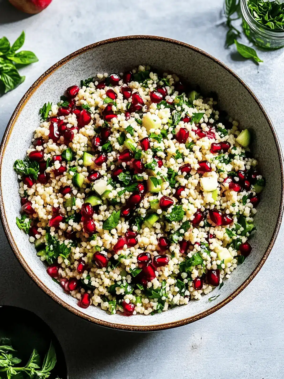 Pomegranate Couscous Salad