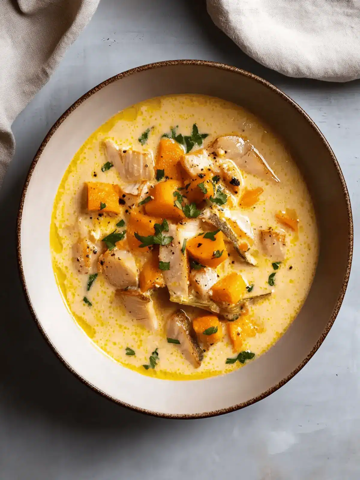 Creamy Smoked Trout Chowder
