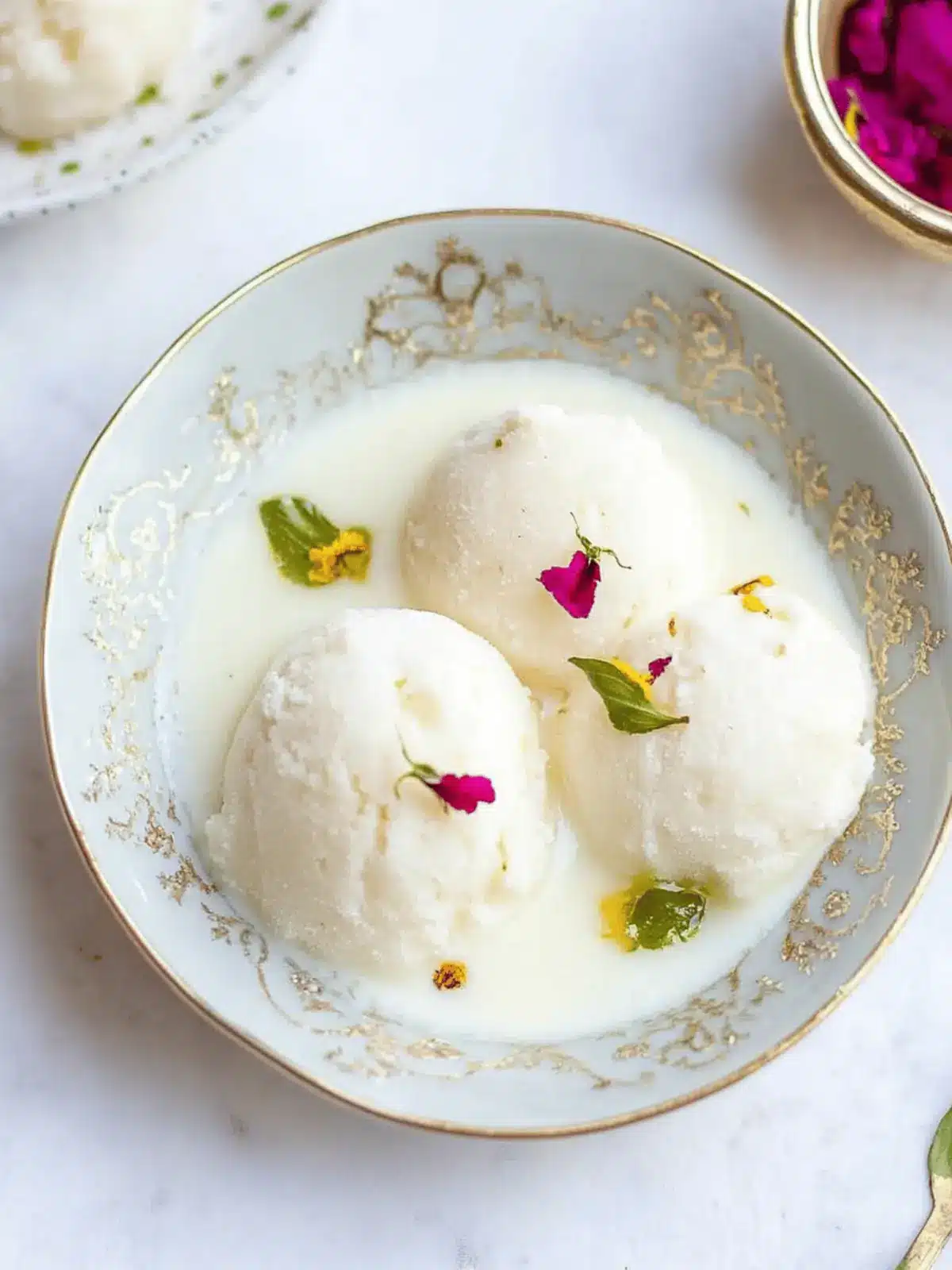Soft Milk Powder Rasmalai