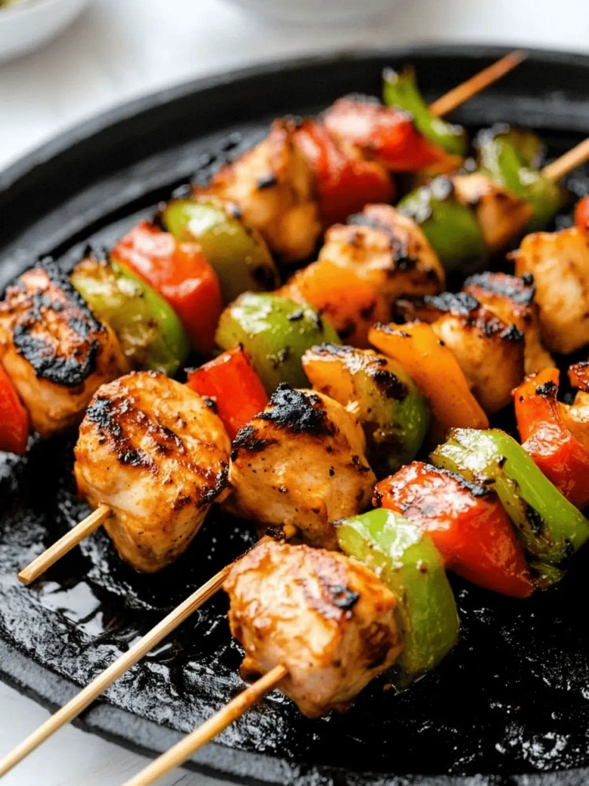Maple Glazed Grilled Chicken Kabobs
