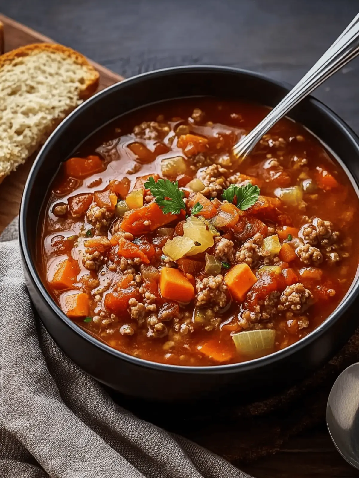 Hearty Hamburger Soup