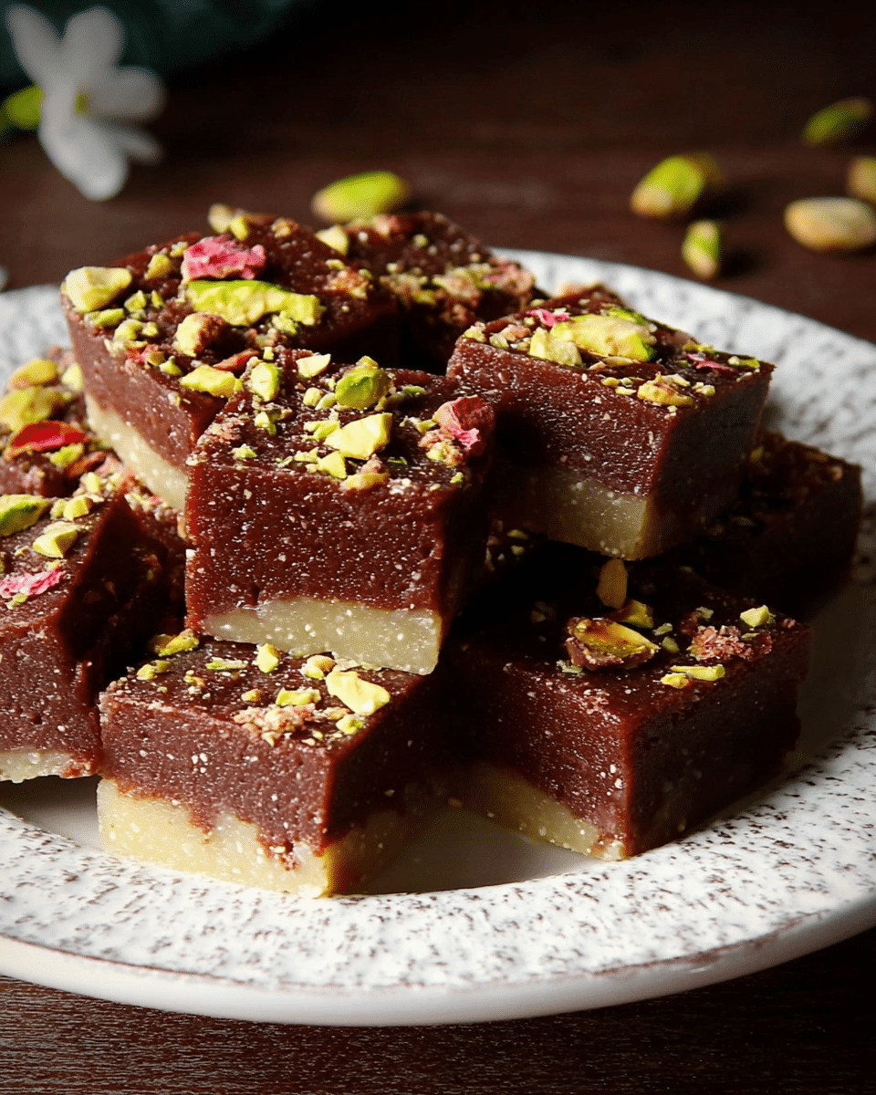 Chocolate Khoya Burfi