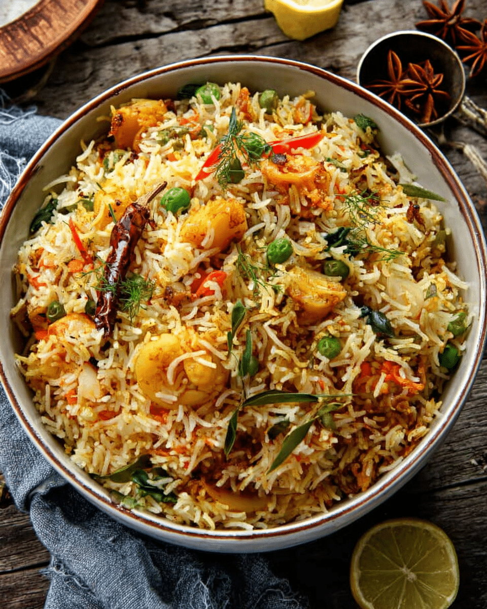 Easy Vegetable Biryani