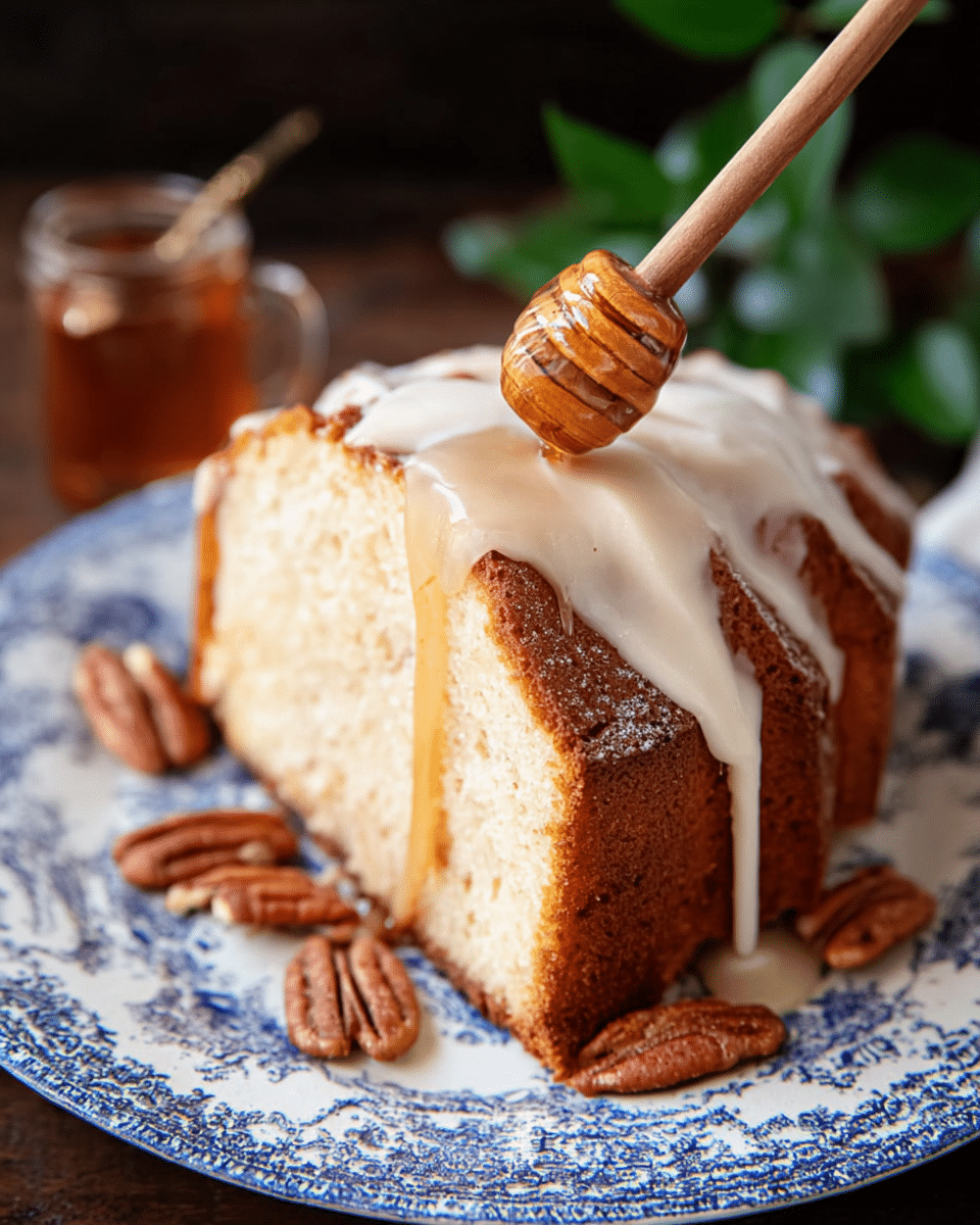 Maple Pound Cake with Maple Glaze