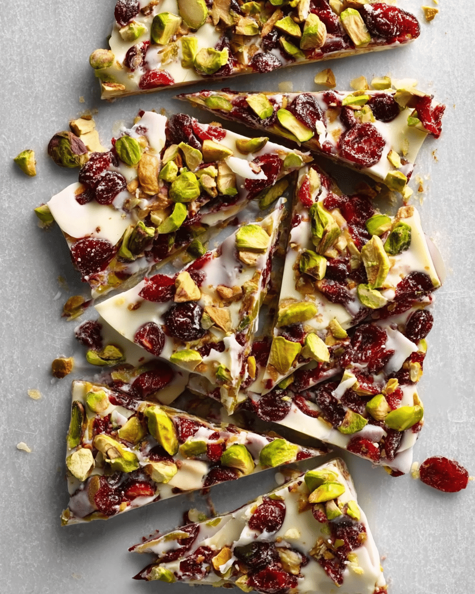 Pistachio Cranberry Bark