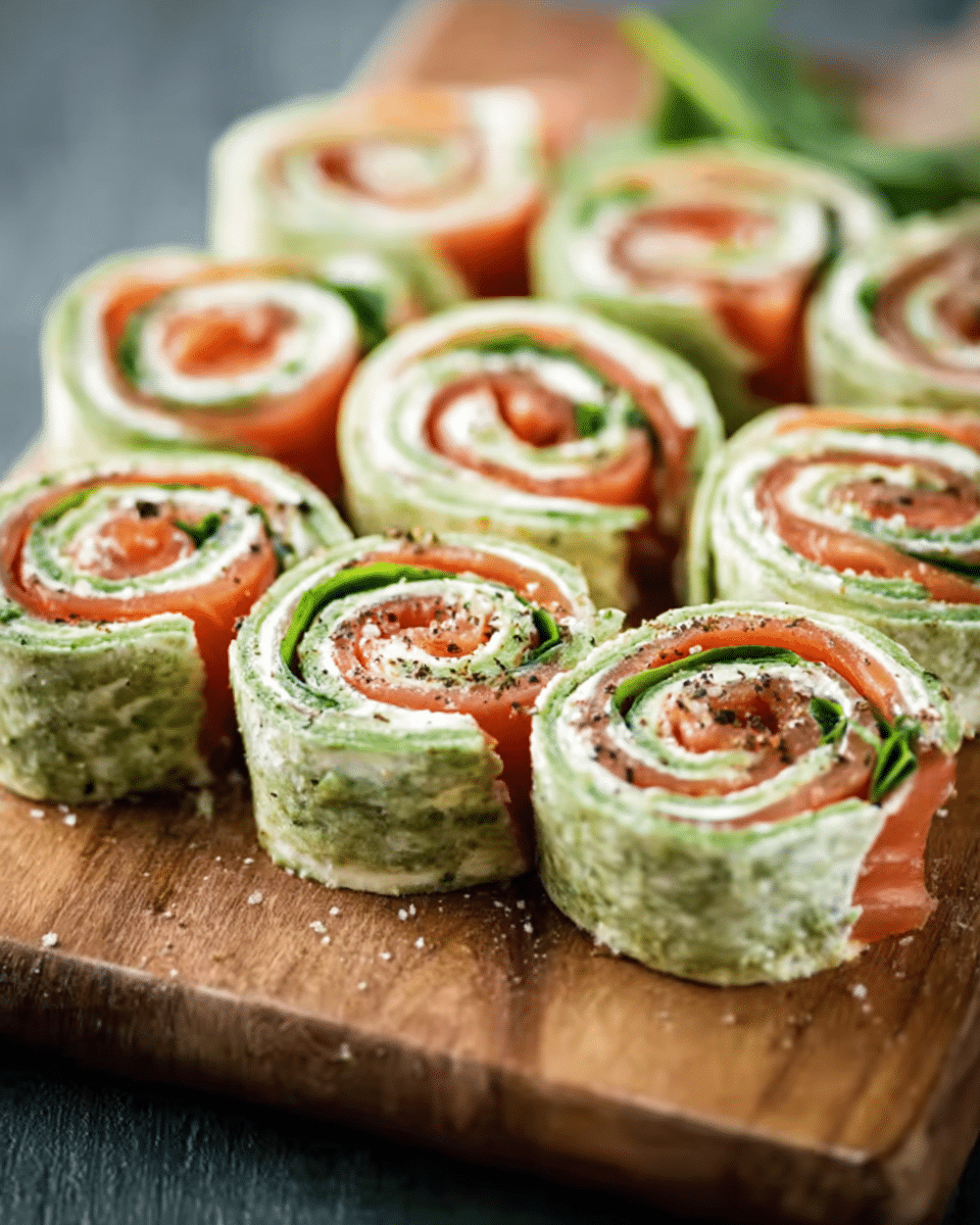 Smoked Salmon Pinwheels