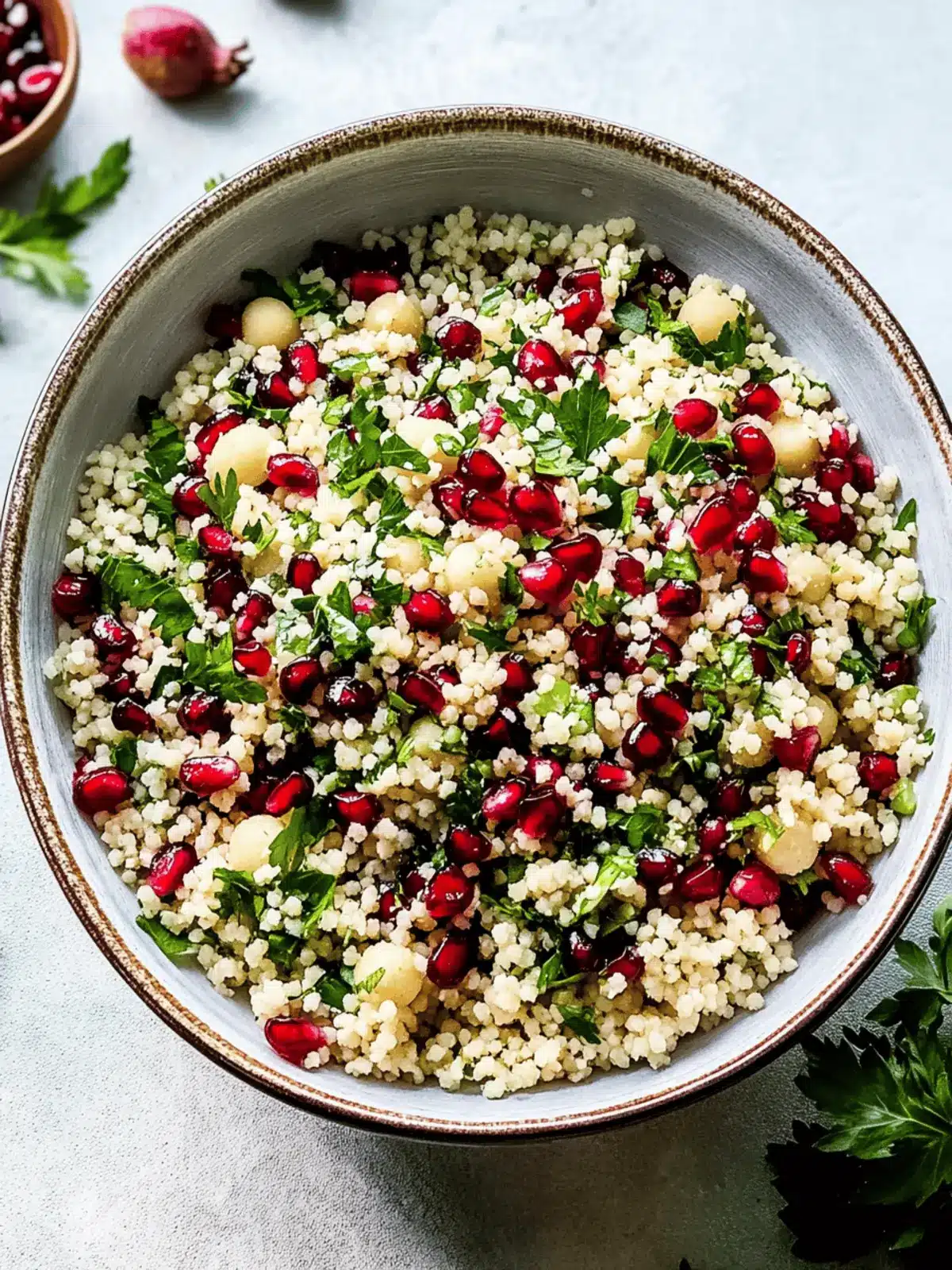 Pomegranate Couscous Salad