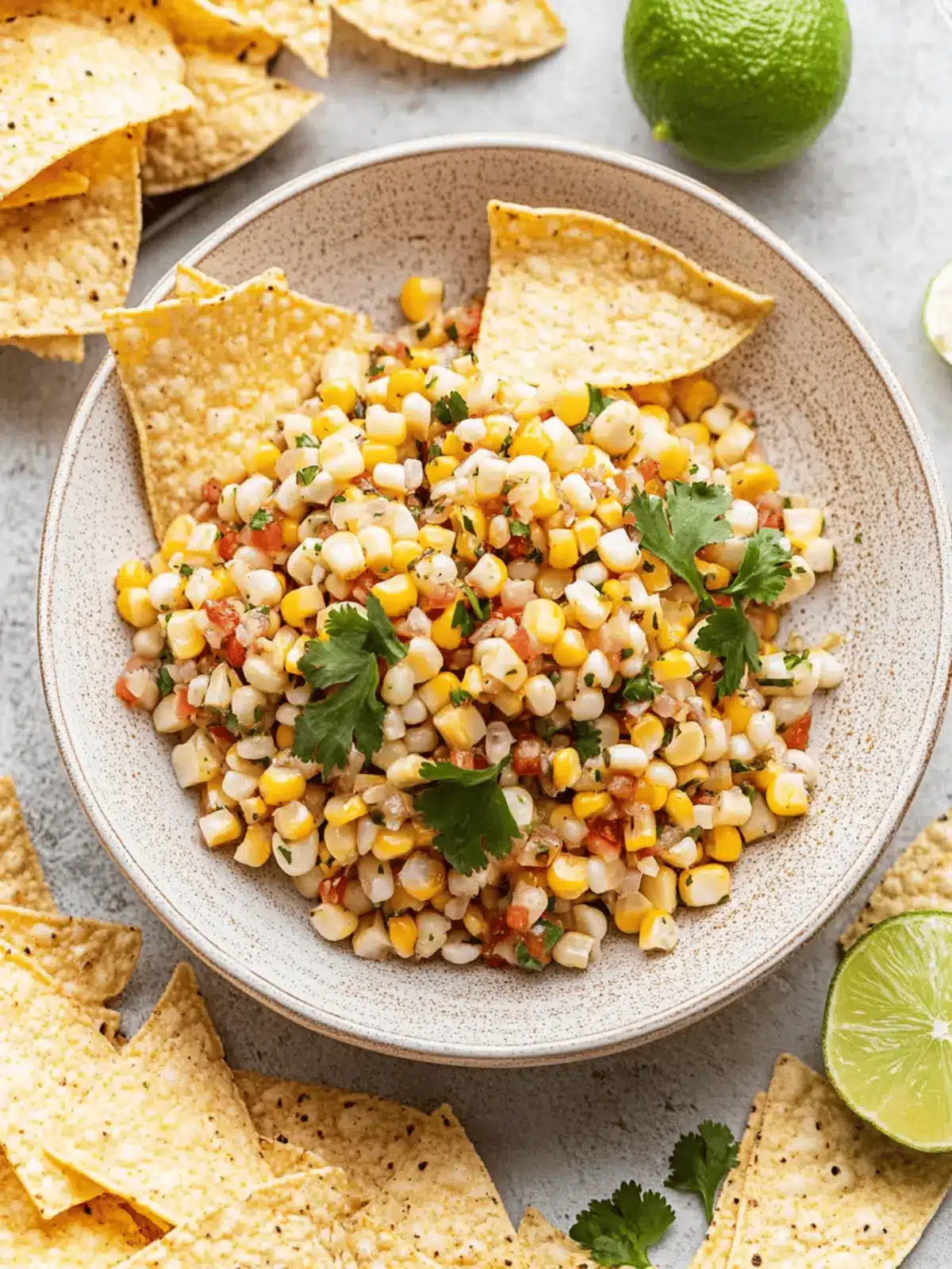 Grilled Mexican Street Corn Salsa