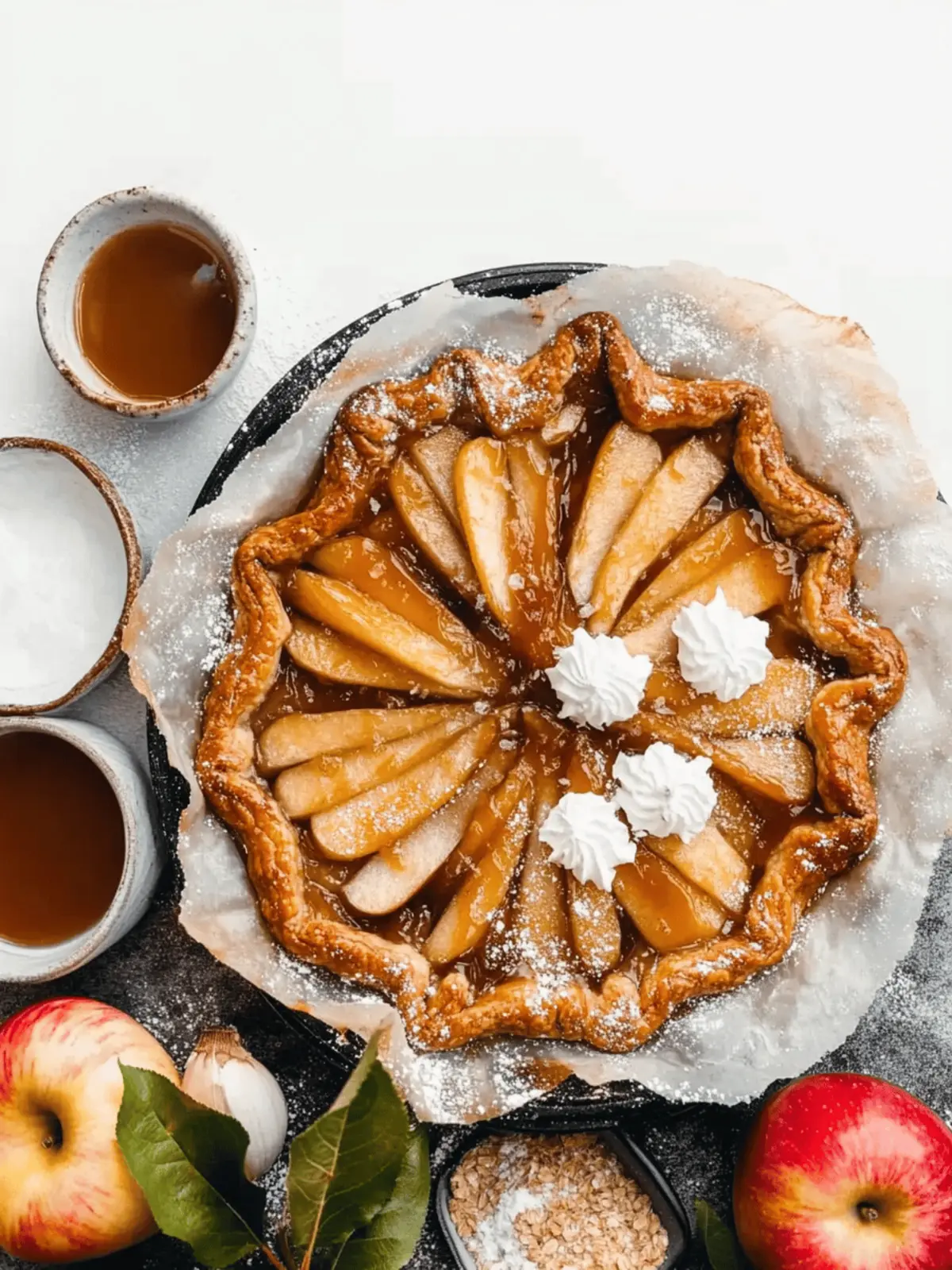 salted caramel apple galette