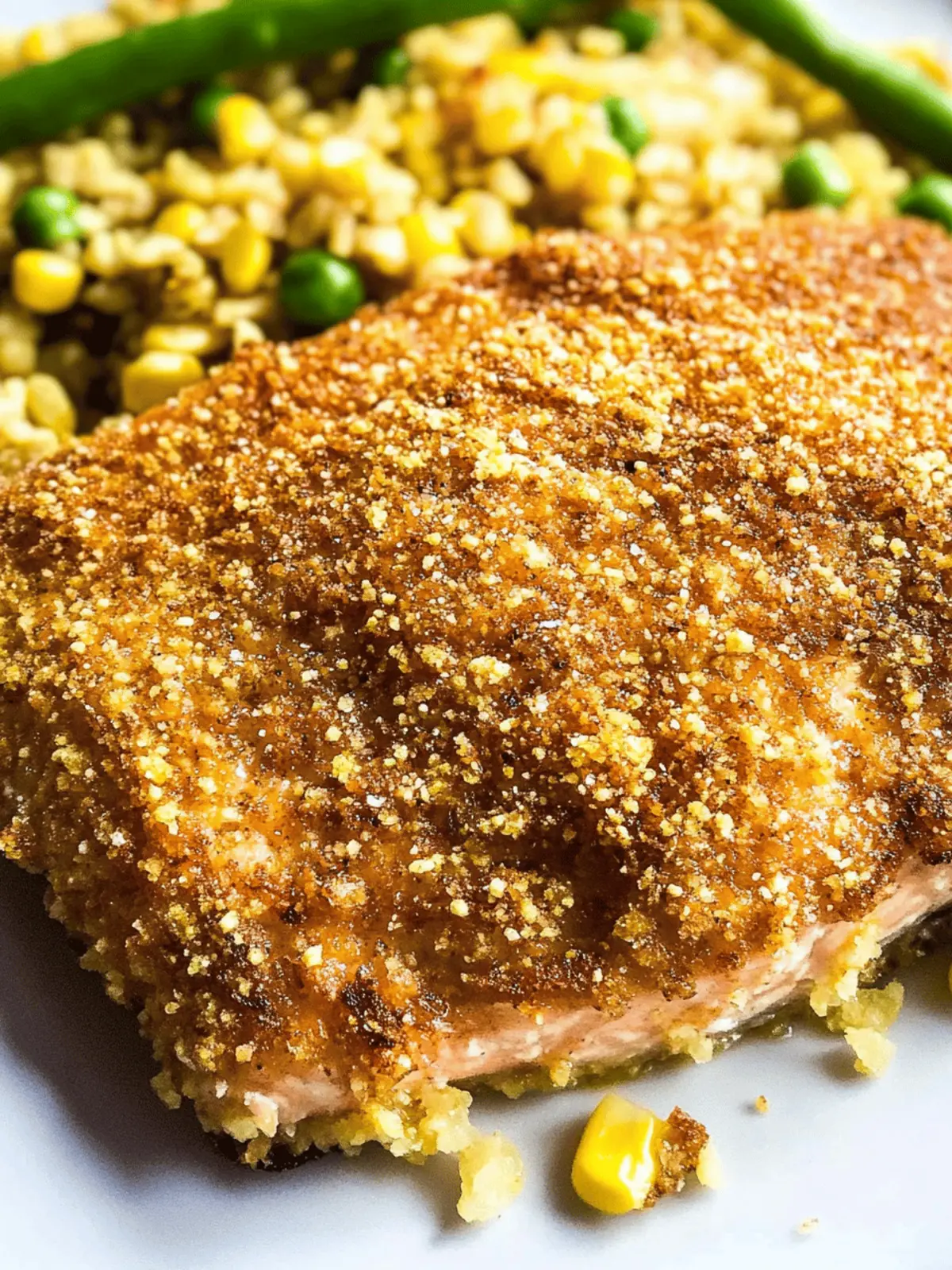 Cornmeal Crusted Salmon