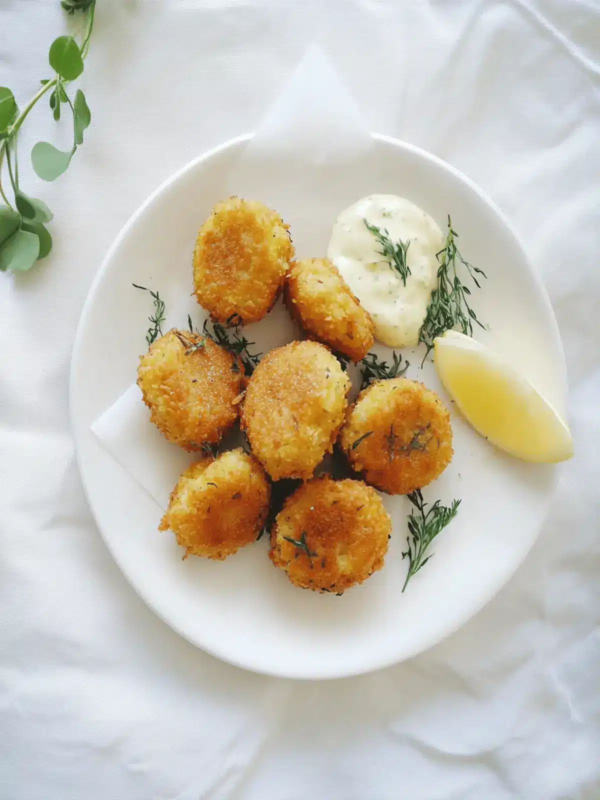 Pumpkin Rice Croquettes with Tarragon Mayonnaise