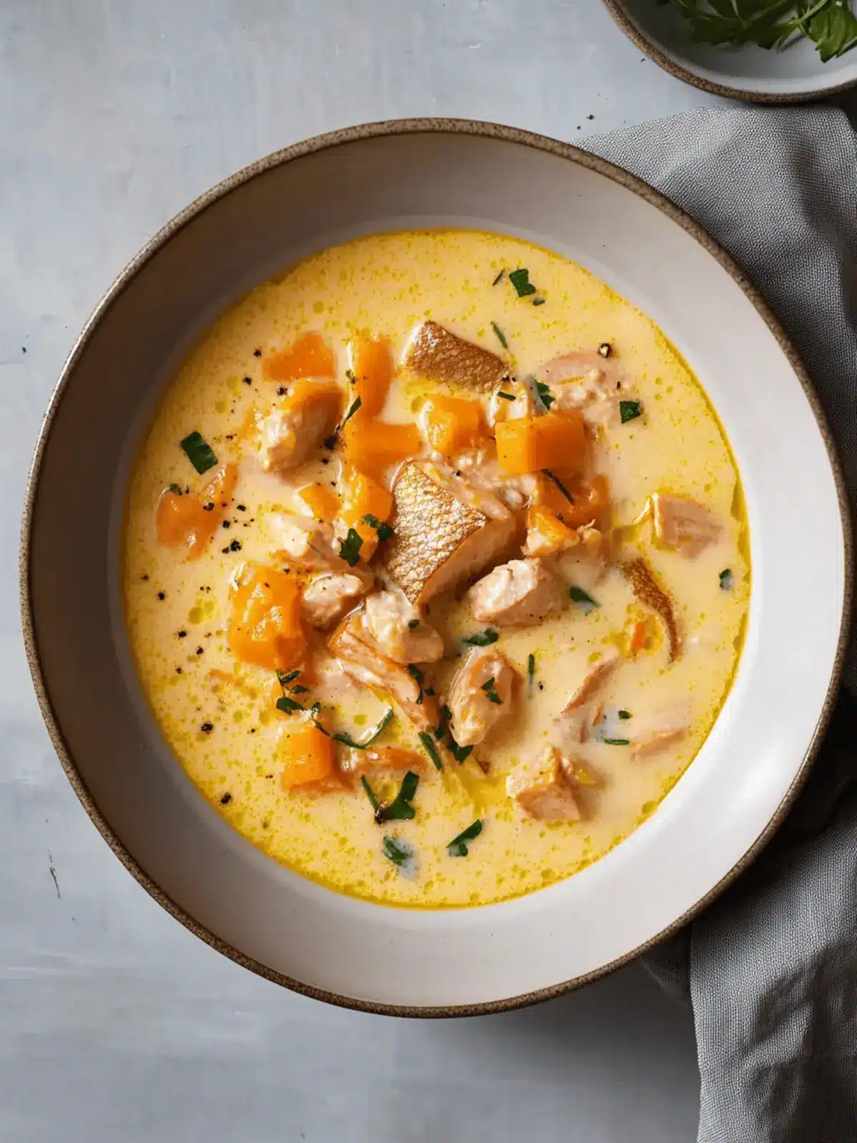 Creamy Smoked Trout Chowder