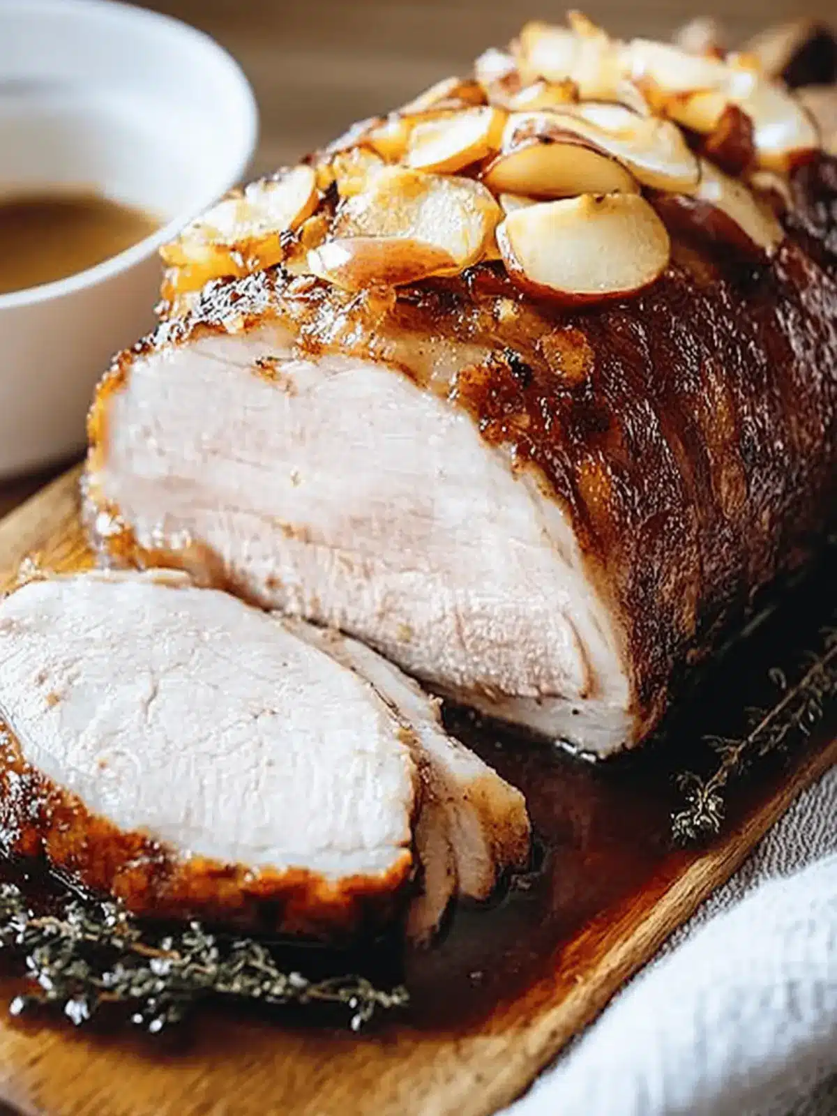 Pork Roast with Apple Brandy Glaze
