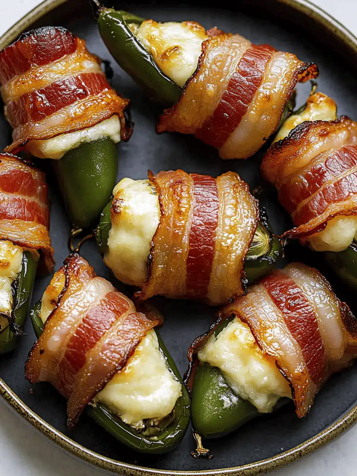 Maple Bacon-Wrapped Jalapeño Poppers