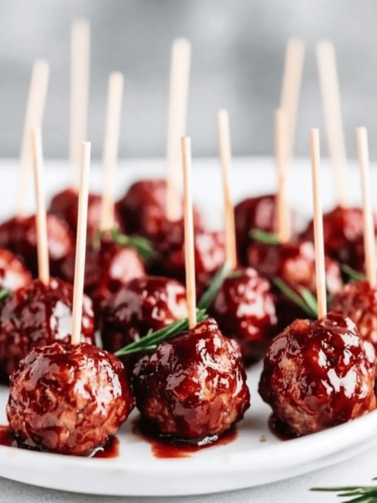 Slow Cooker Sweet & Spicy BBQ Cranberry Turkey Meatballs