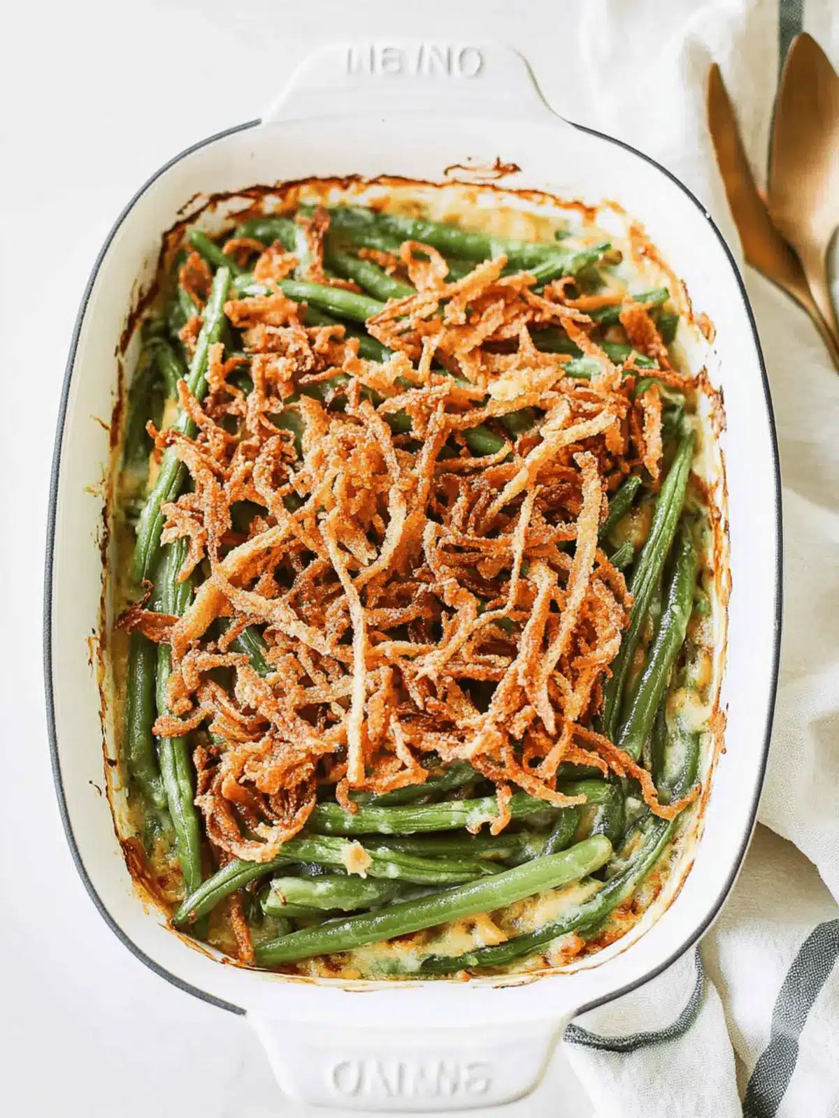 Green Bean Casserole with Crispy Onions
