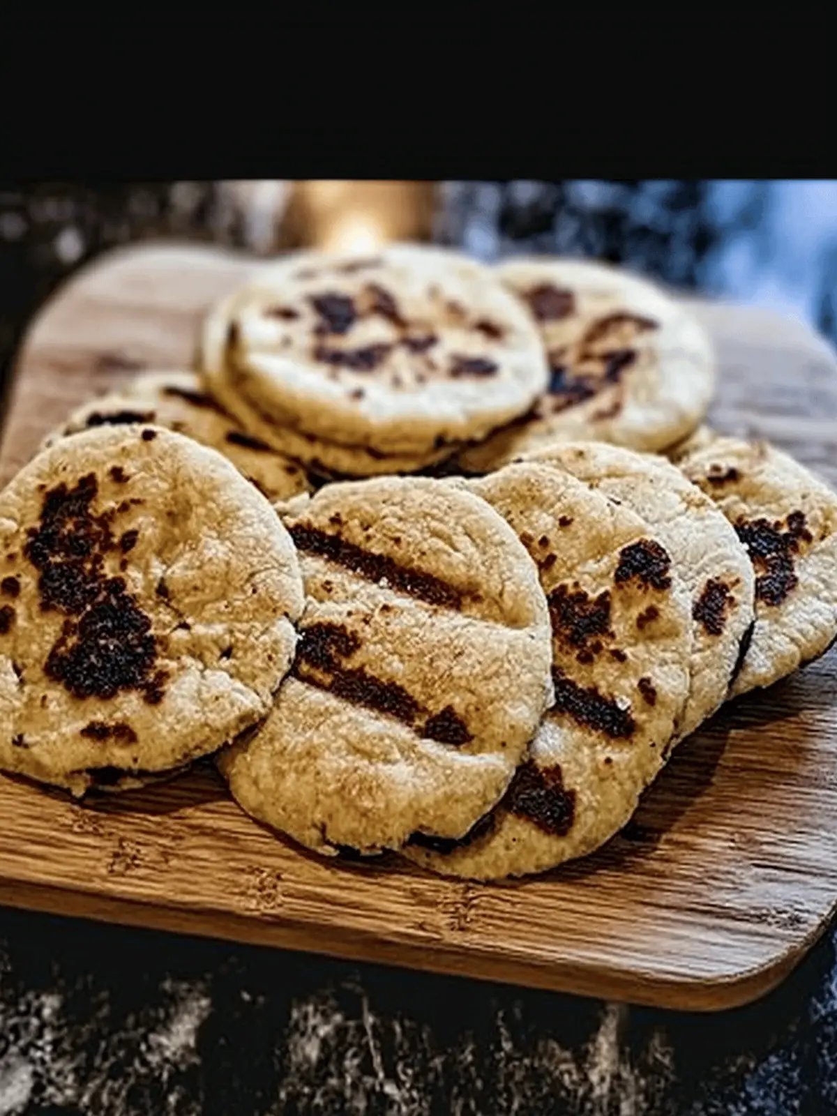 Arepas con Bison