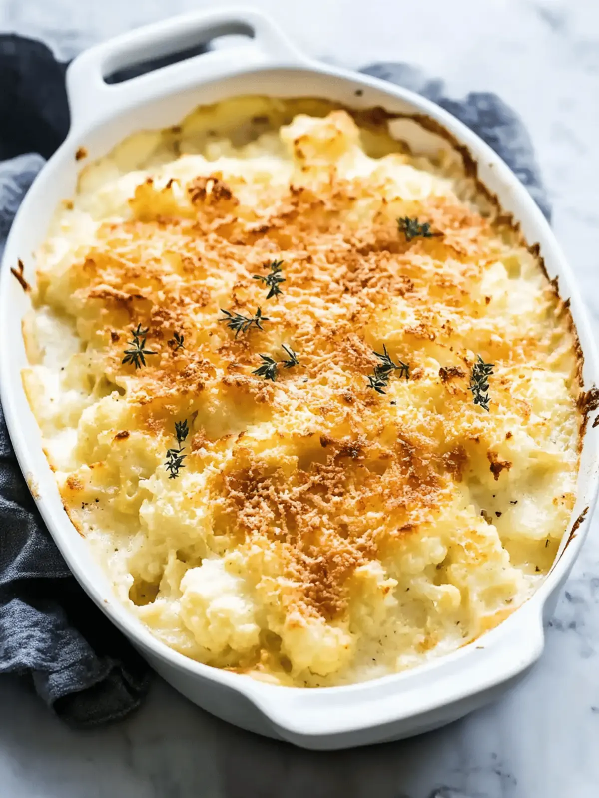 Cauliflower Gratin