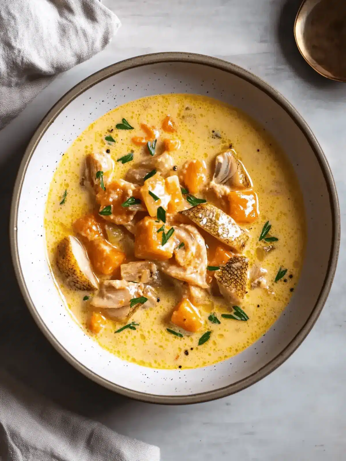 Creamy Smoked Trout Chowder