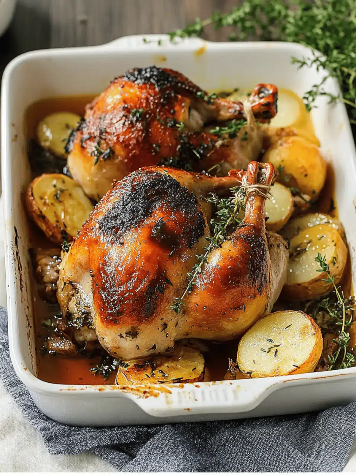 Cider Maple Oven Roasted Cornish Hen