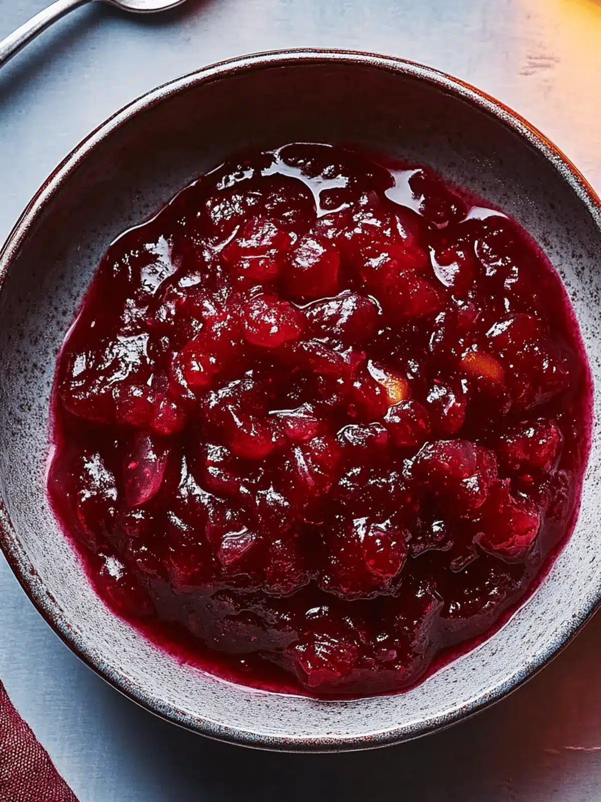 Maple-Cider Cranberry Sauce