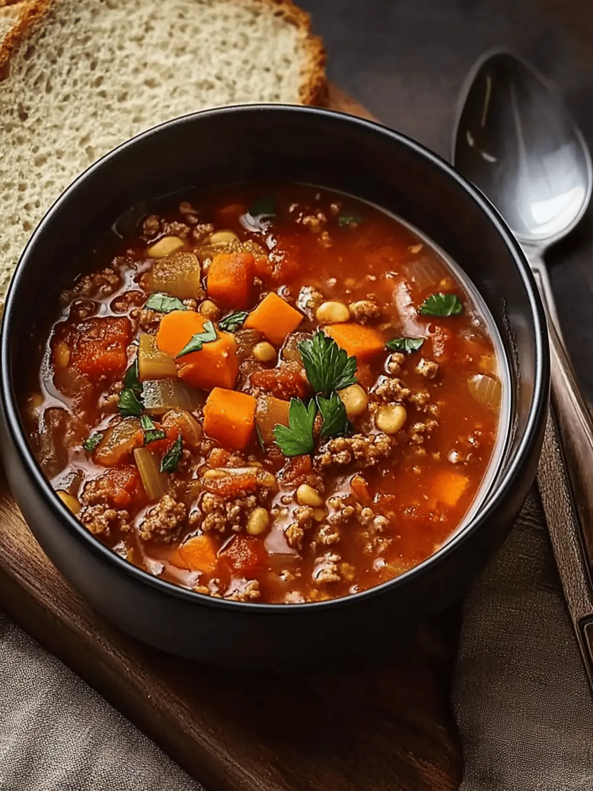 Hearty Hamburger Soup