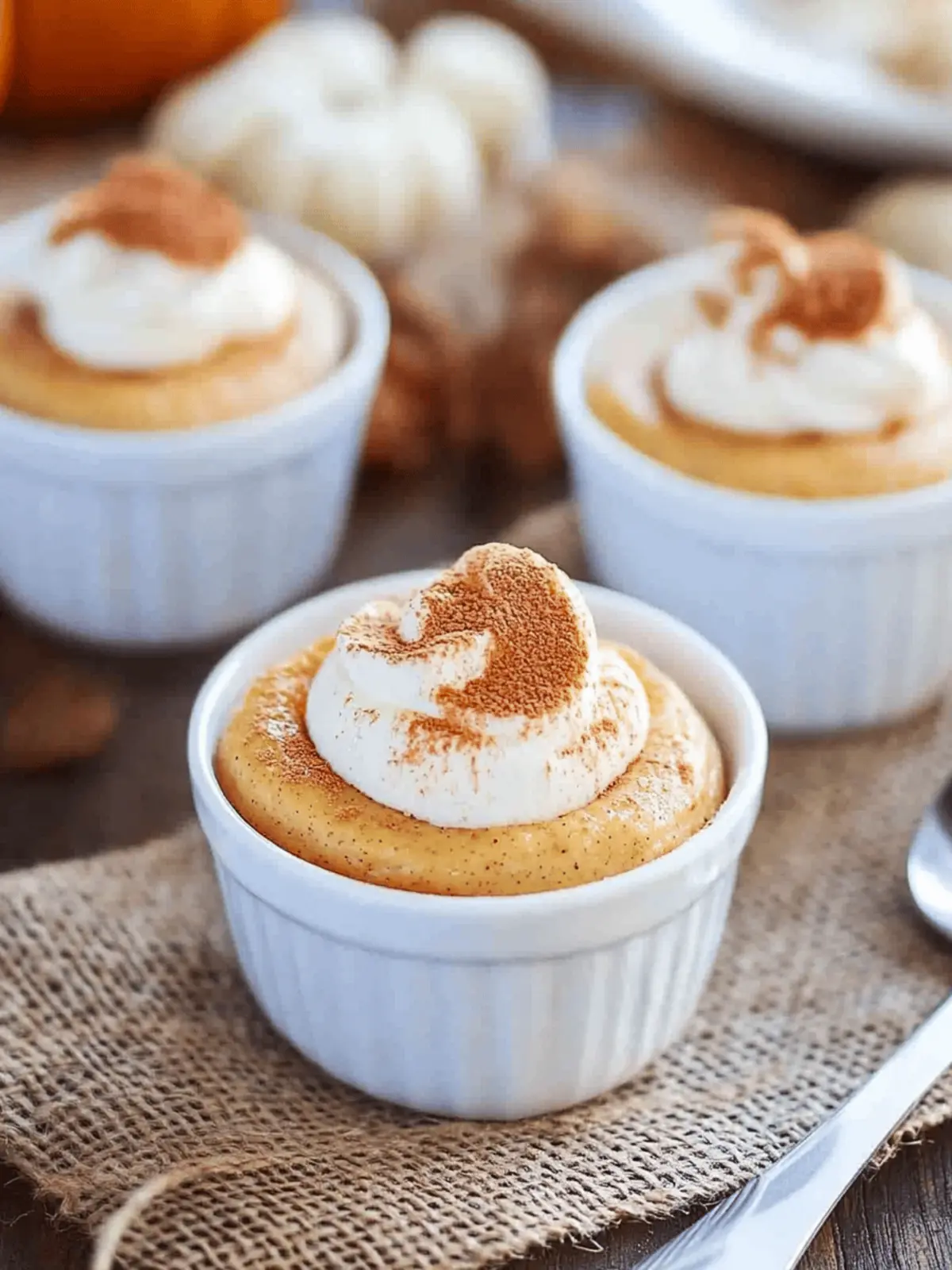 No bake pumpkin cheesecake mousse