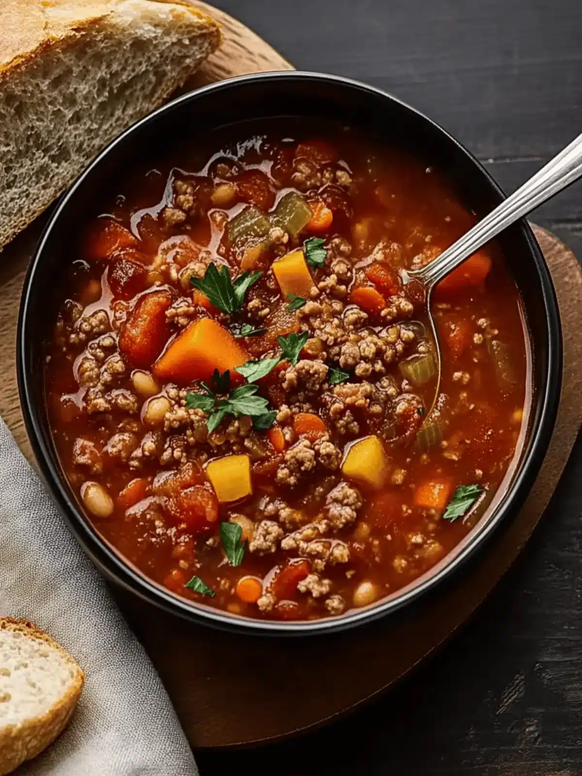 Hearty Hamburger Soup