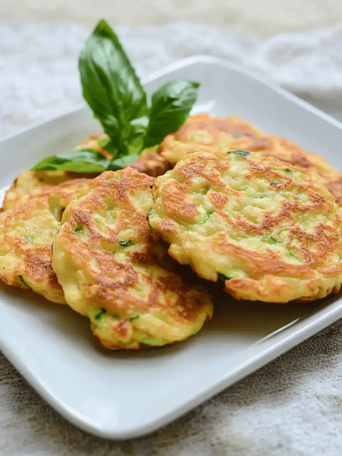 Zucchini Blossom Pancakes