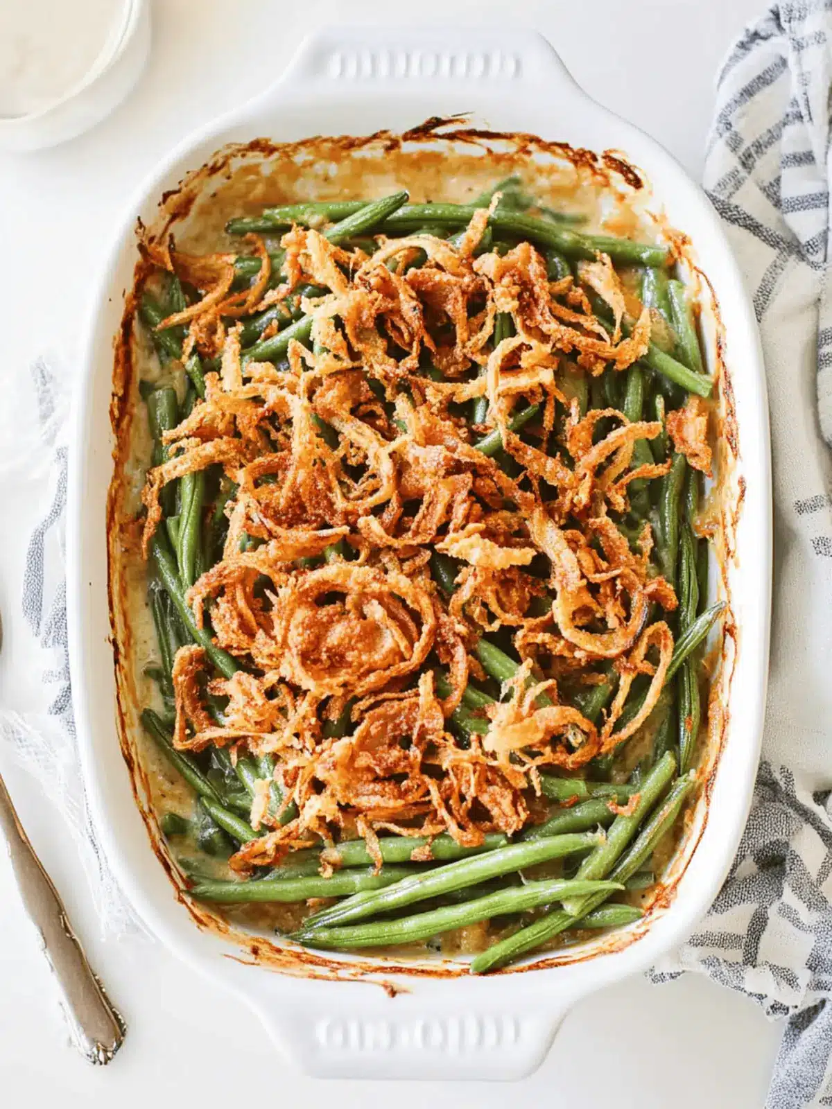 Green Bean Casserole with Crispy Onions