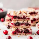 Cranberry Crumble Bars