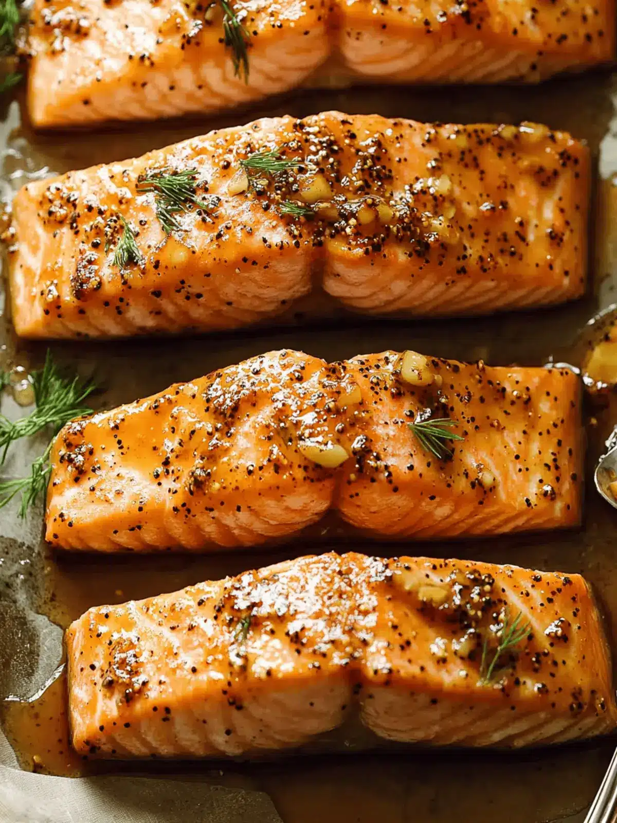 Maple Mustard Glazed Salmon