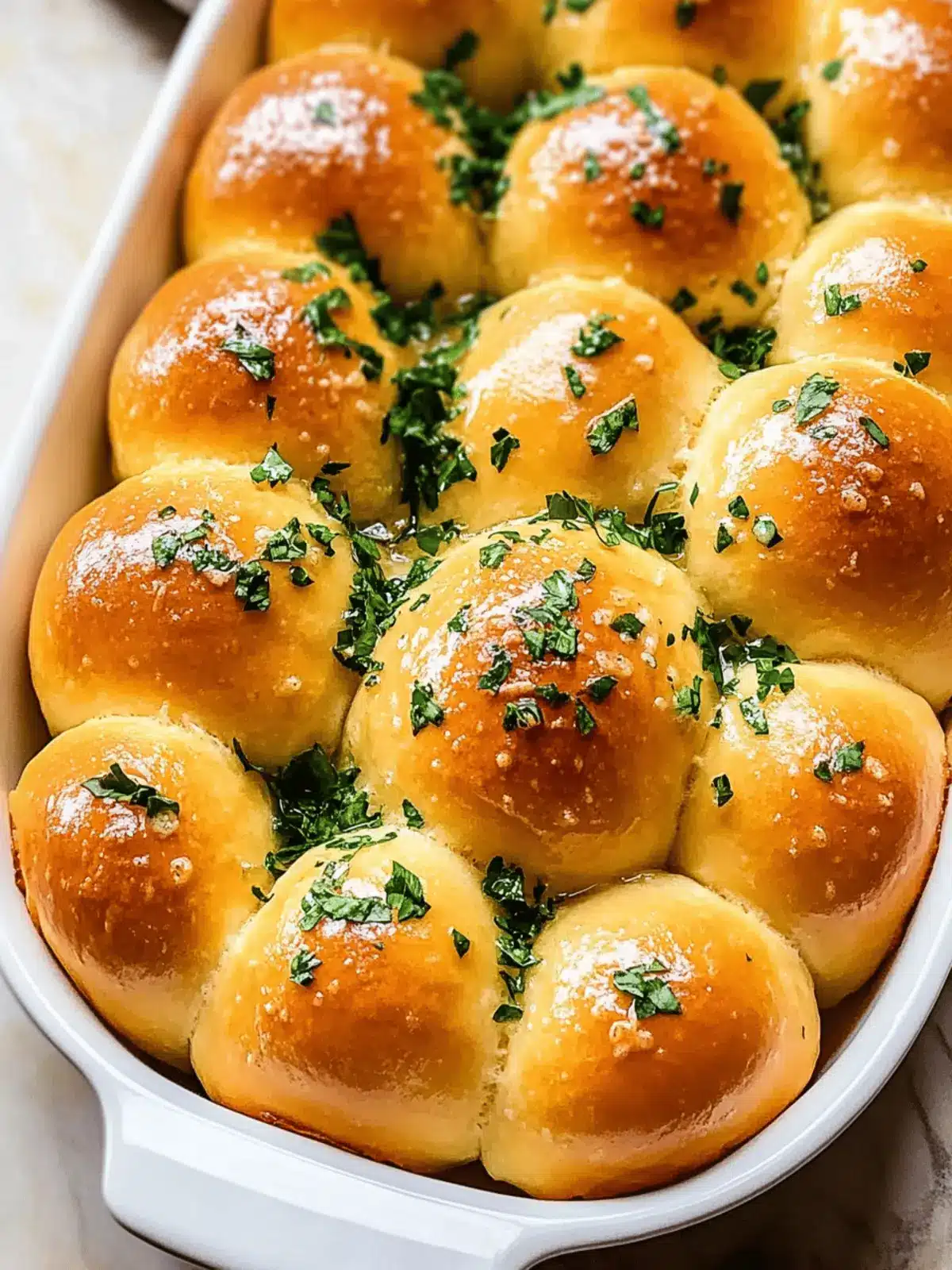 Garlic Butter Dinner Rolls