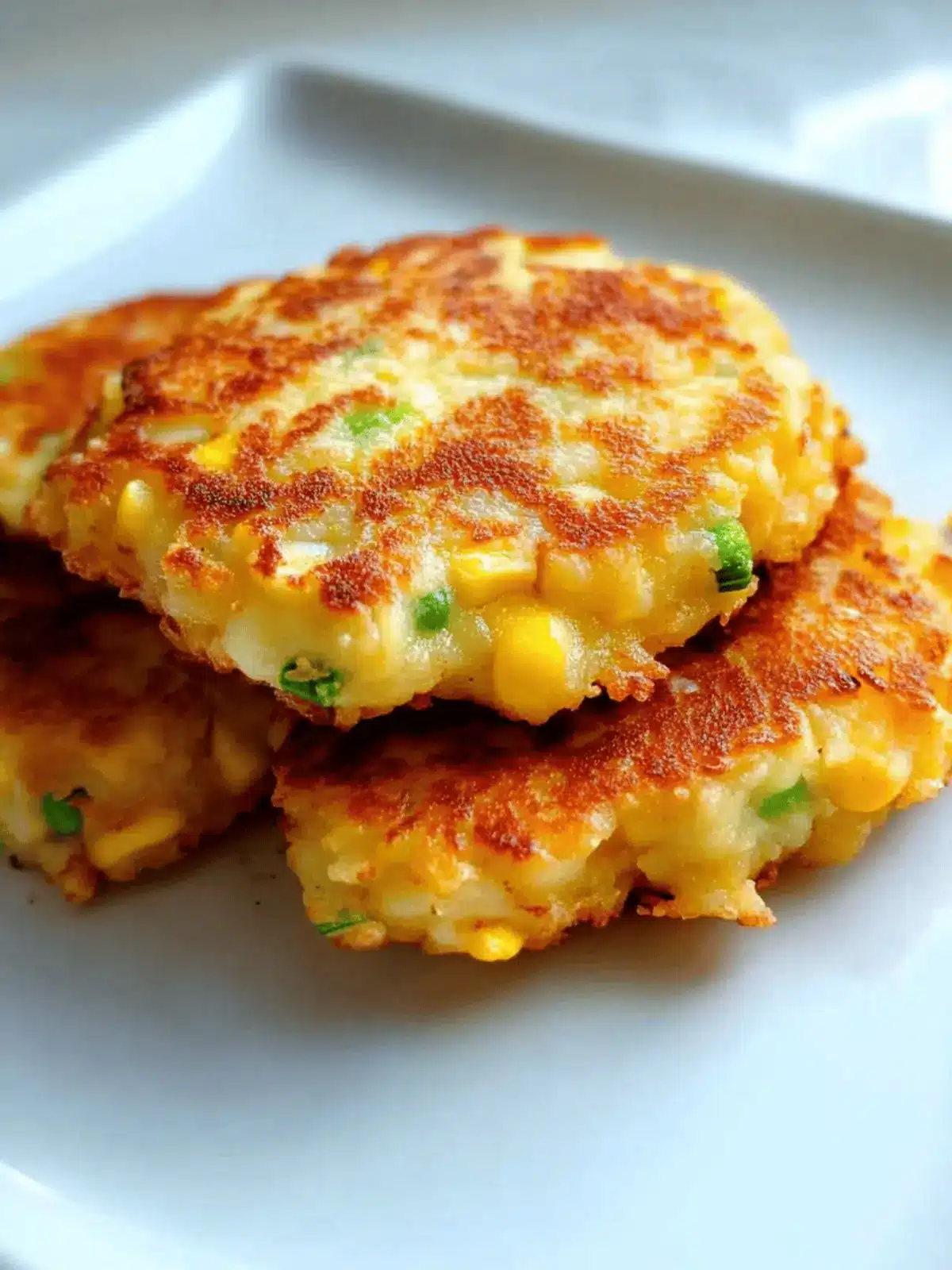 Potato and Sweet Corn Fritters