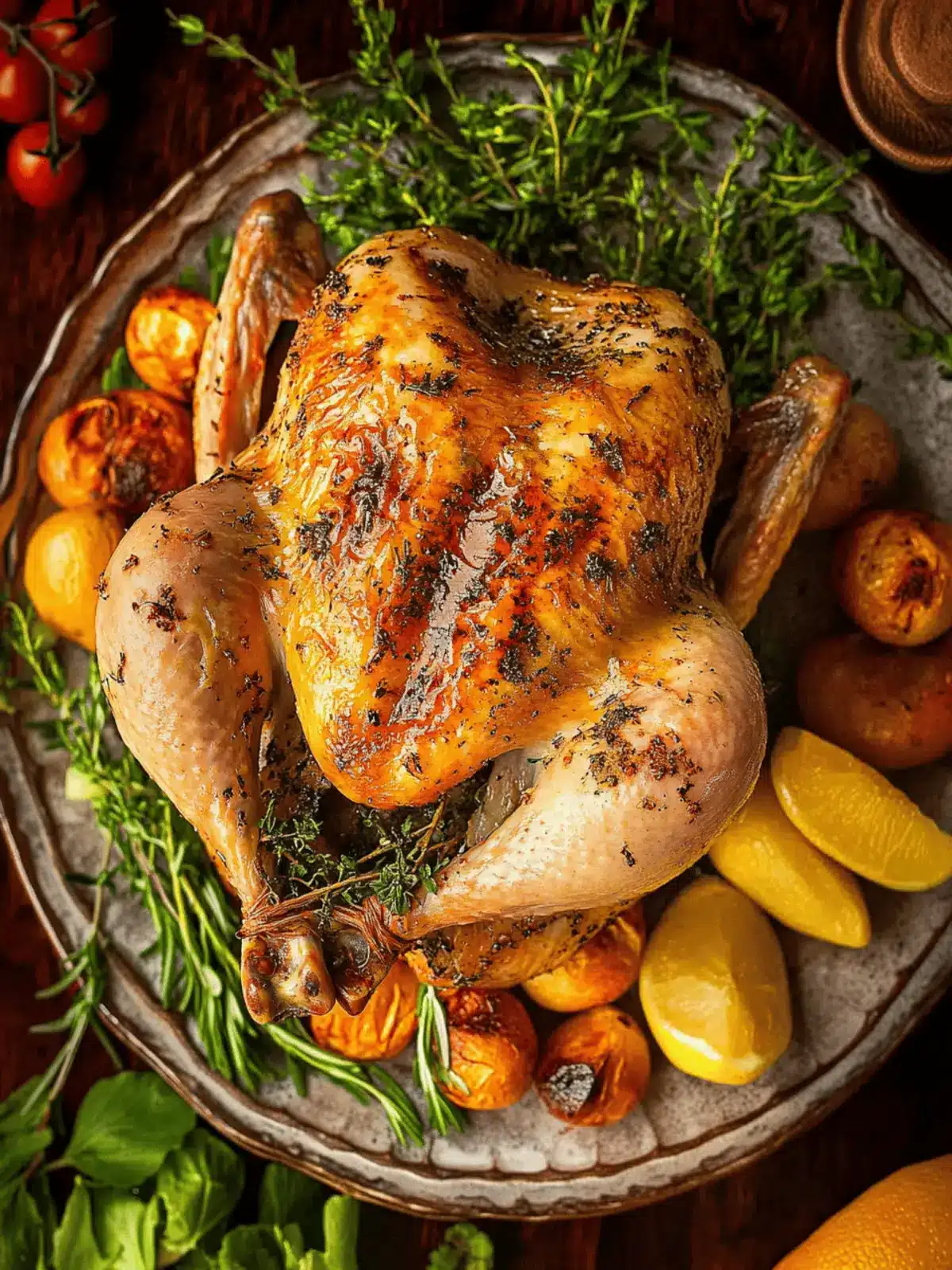 Herbed Cornish Game Hen
