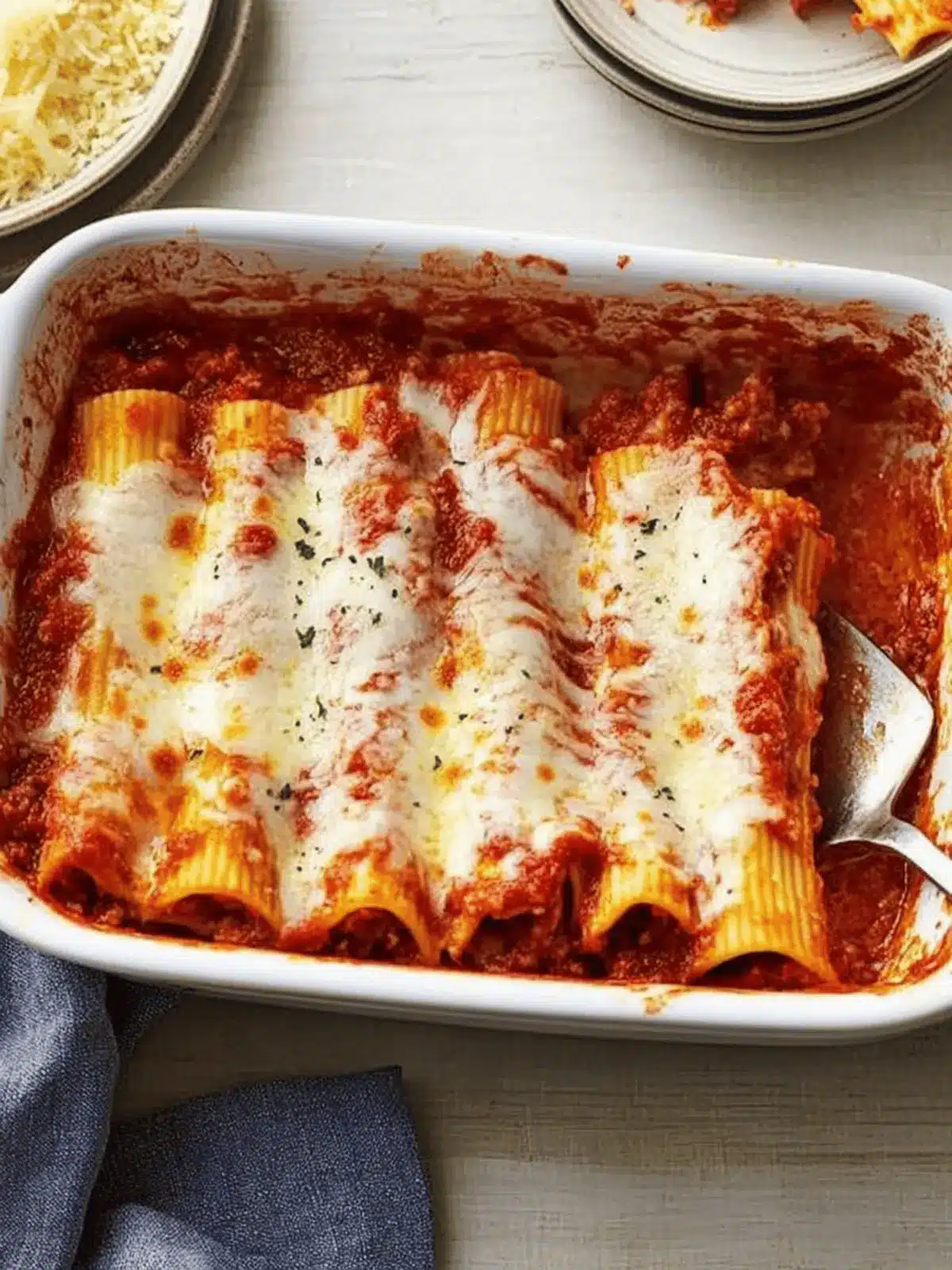 Sausage Manicotti