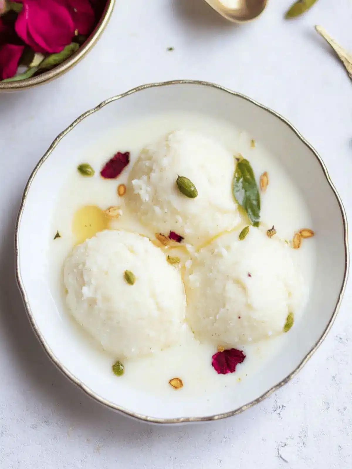 Soft Milk Powder Rasmalai
