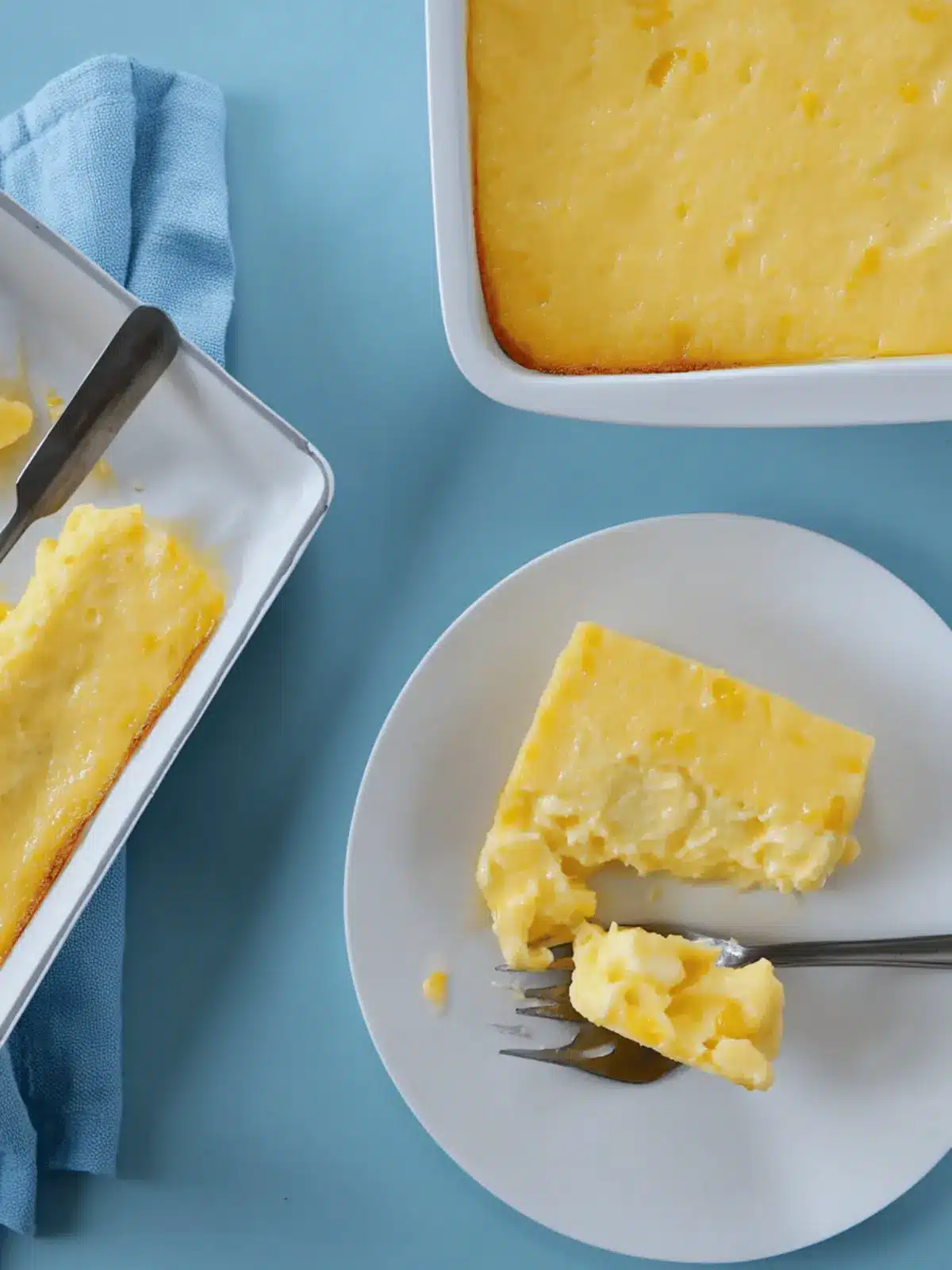 Creamy Corn Custard Pudding