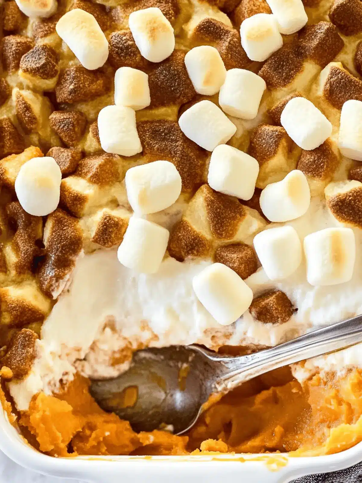 Sweet Potato Casserole With Marshmallows