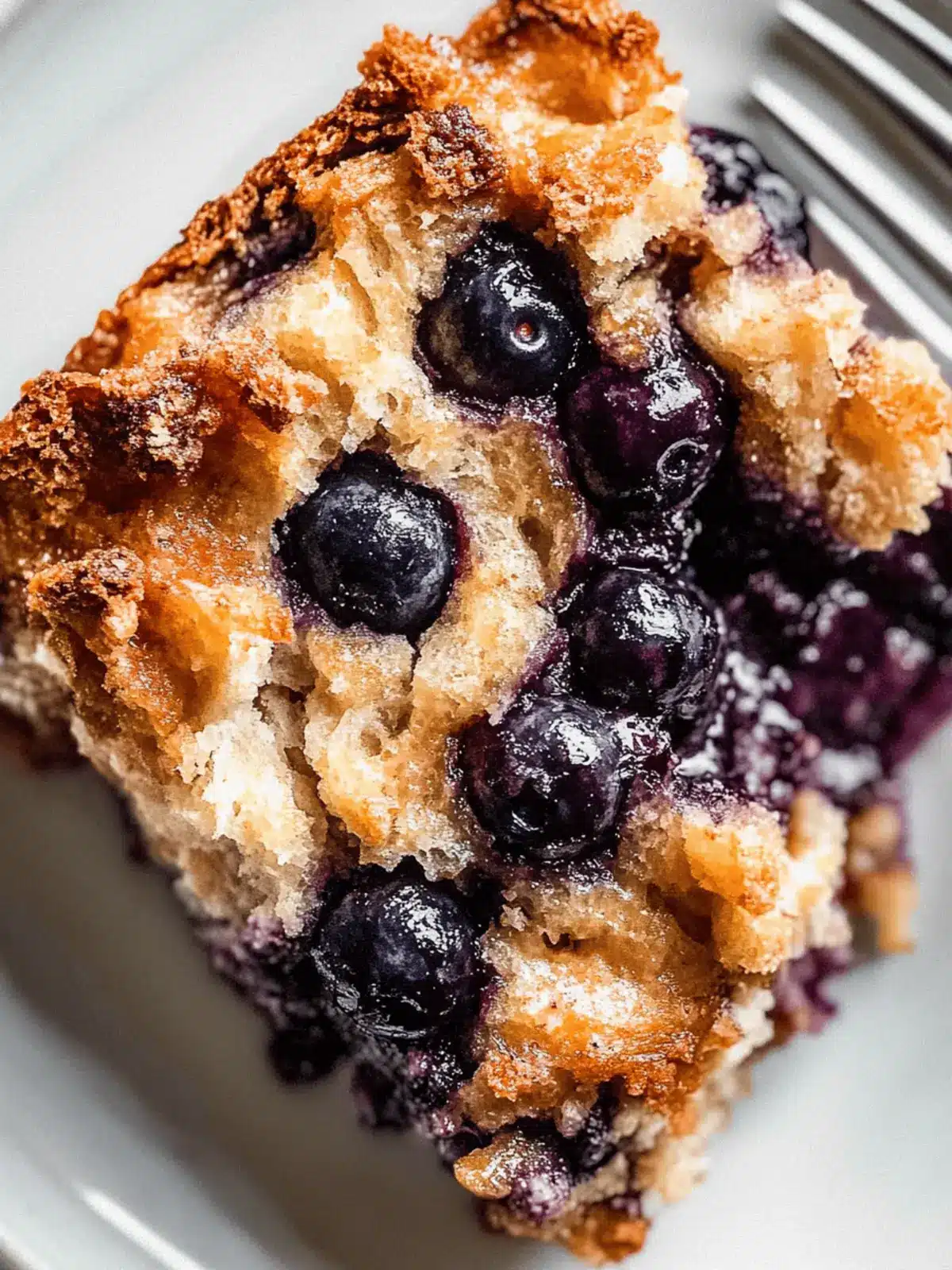 Blueberry Bread Pudding