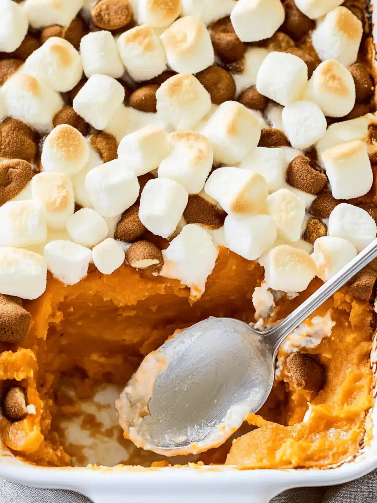 Sweet Potato Casserole With Marshmallows