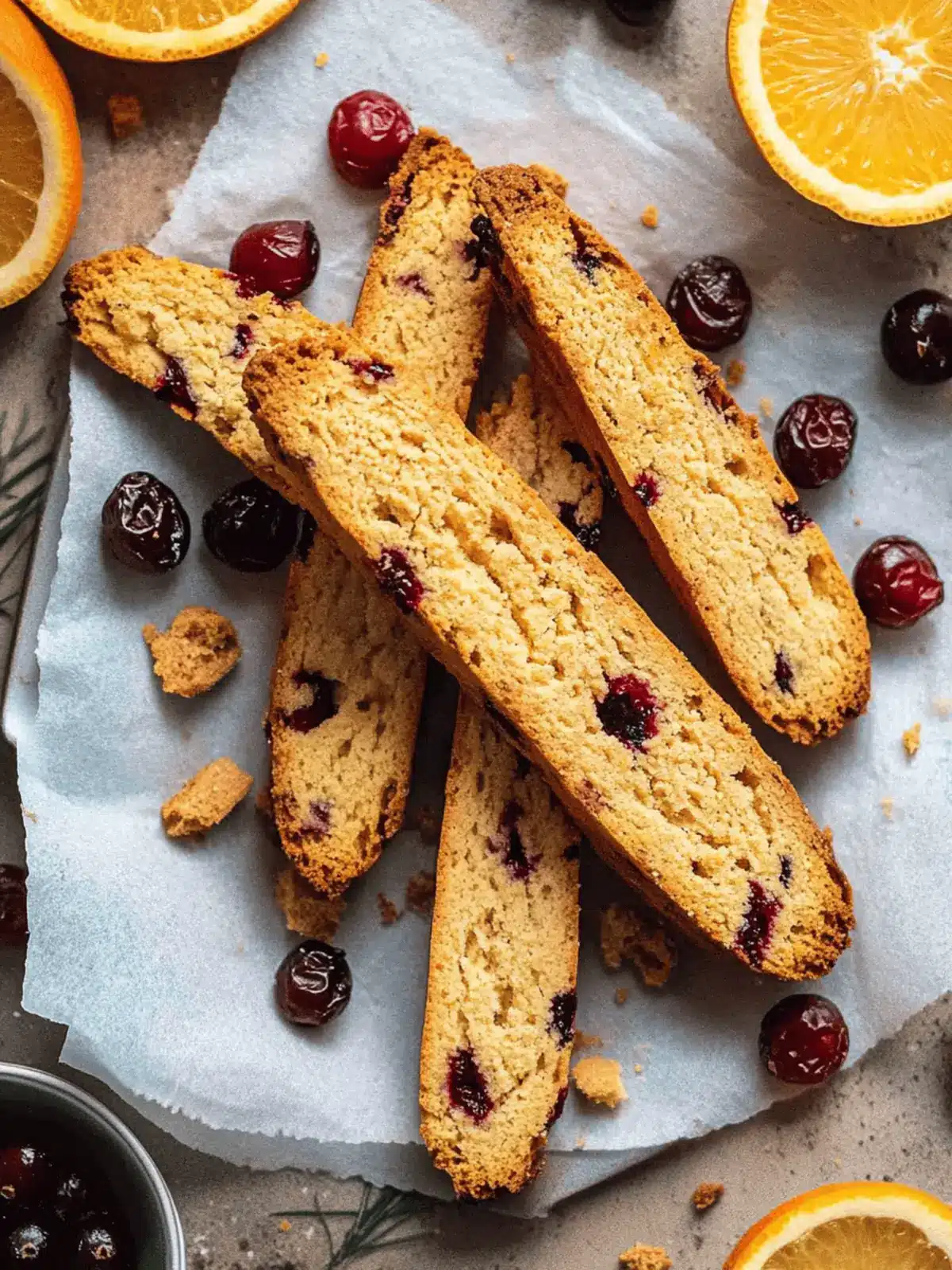 Orange Cranberry Biscotti