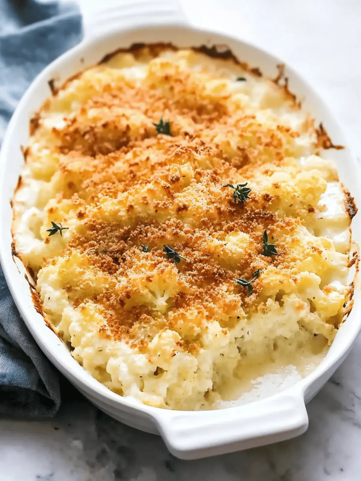 Cauliflower Gratin