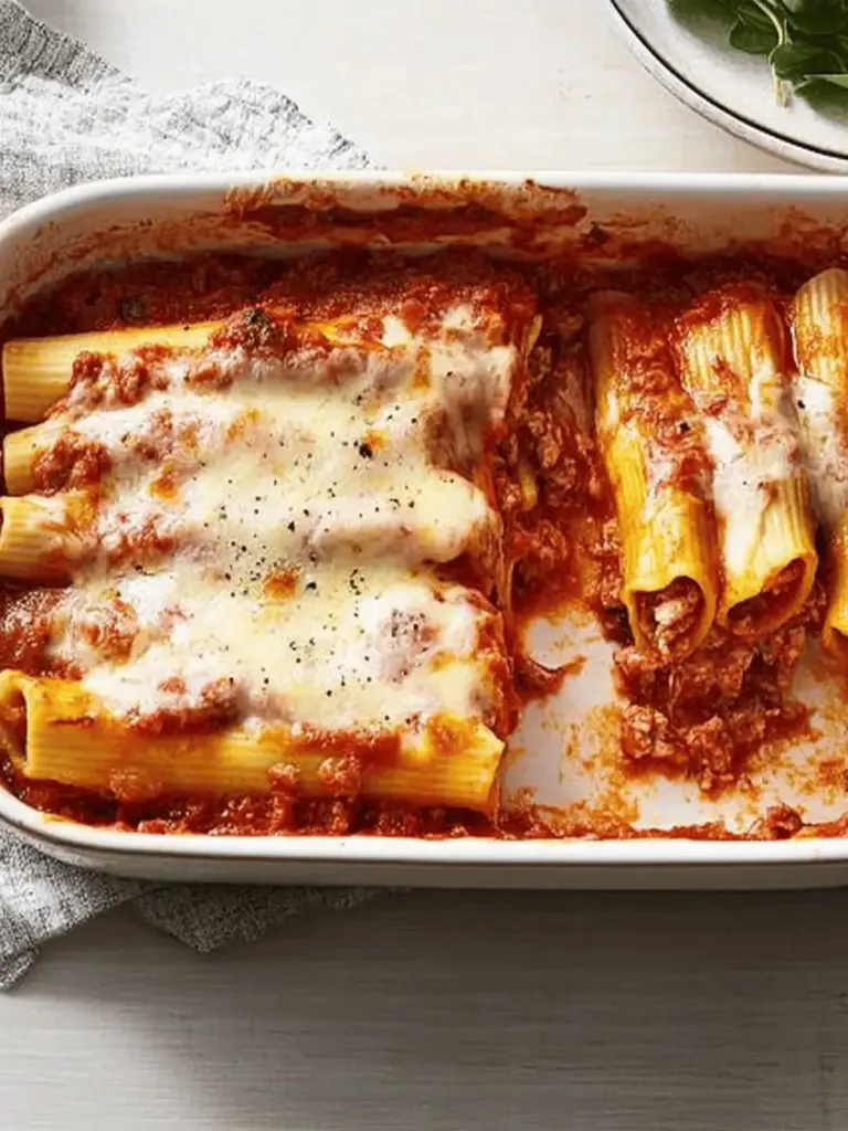 Sausage Manicotti