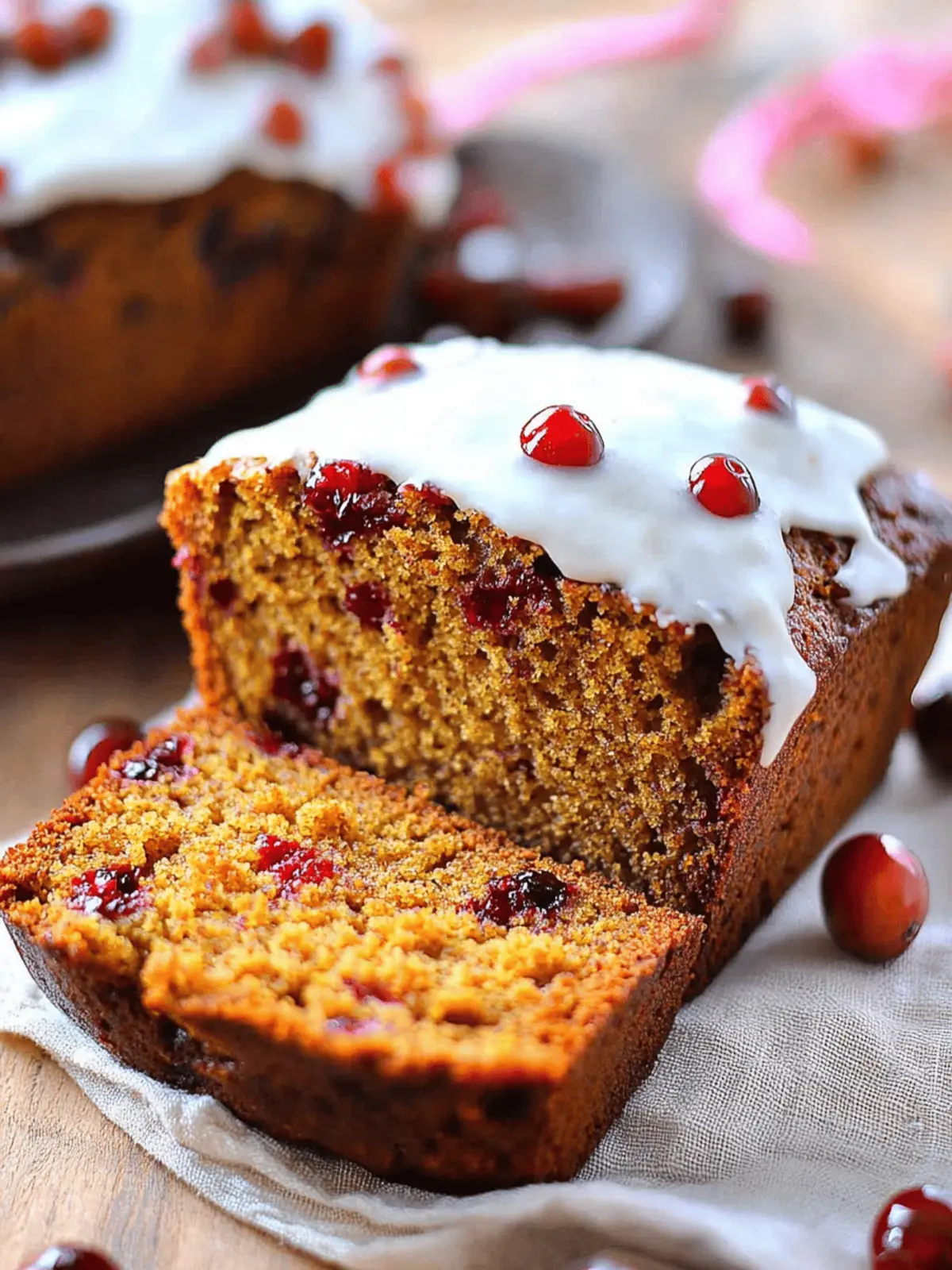 Cranberry Pumpkin Bread