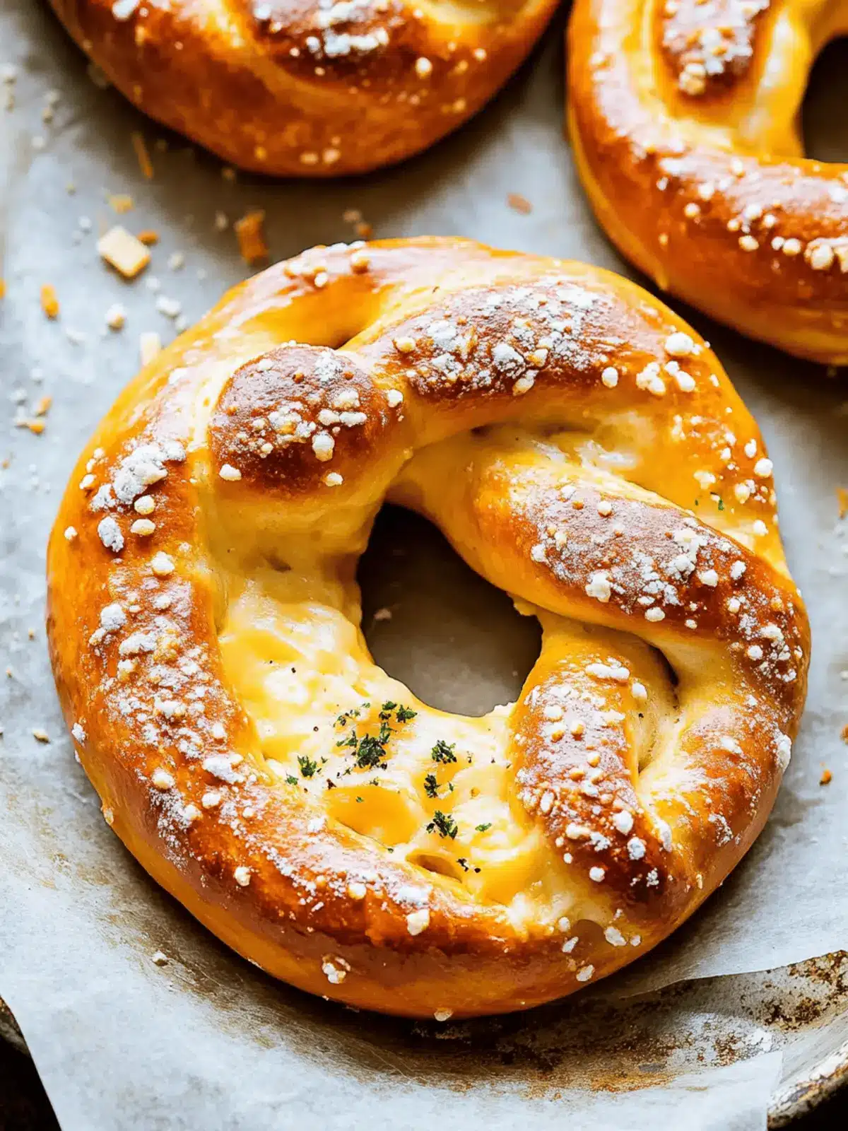Cheese Stuffed Pretzels