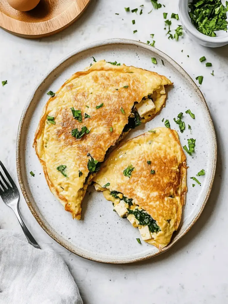 Eggy Vegan Tofu Omelette
