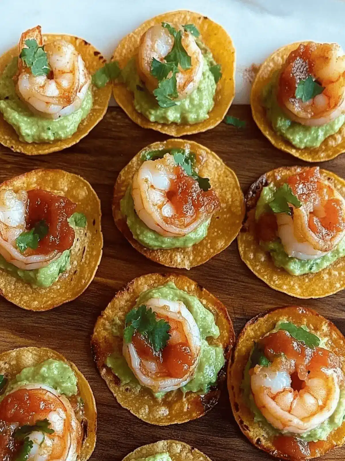 Mini Shrimp Tostadas: A Fresh Twist for Taco Night Fun 2 Mini Shrimp Tostadas